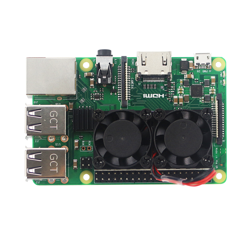 Raspberry Pi 4 Dual Fan with H - Raspberry Pi Water Cooling Kit recension och pris