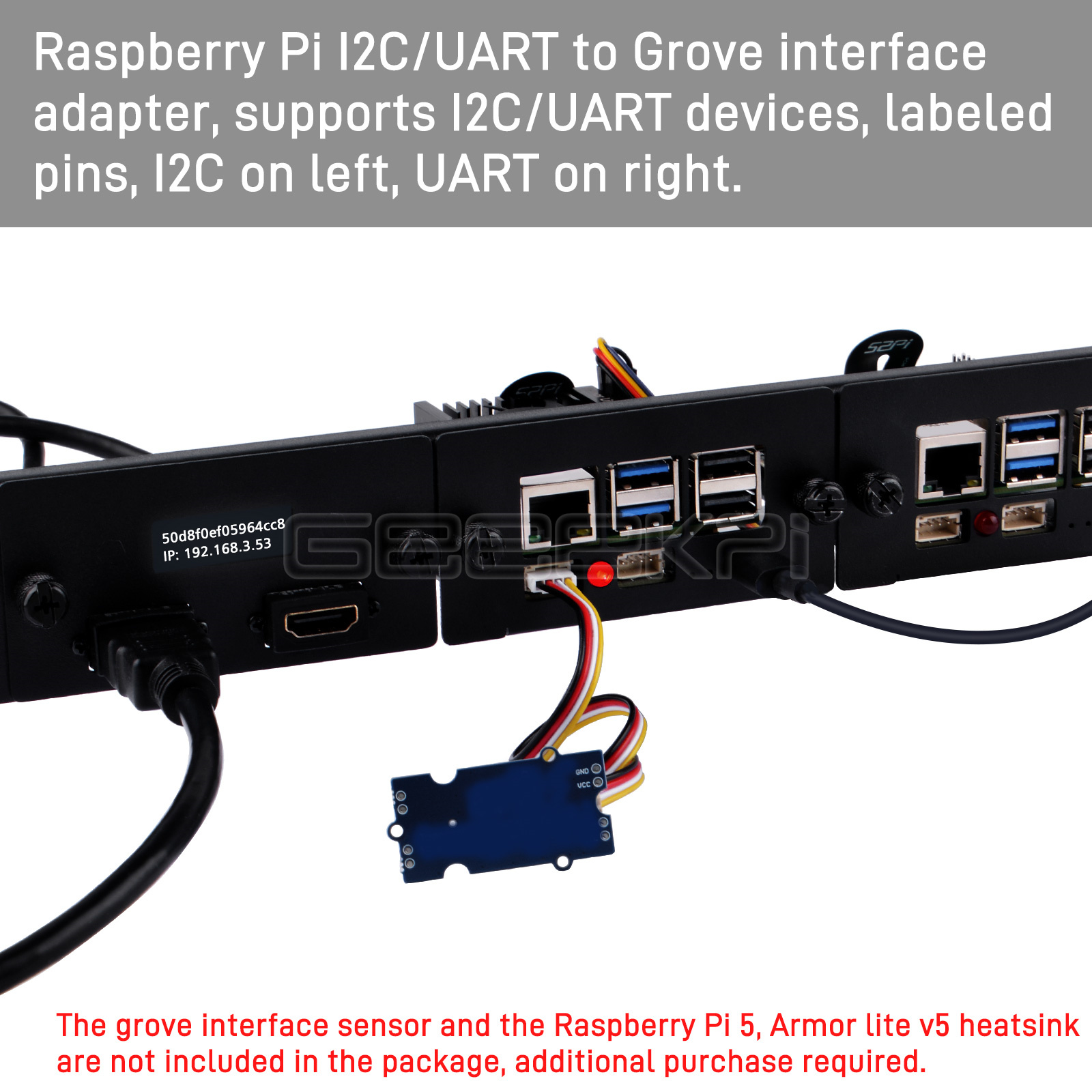 1U Rackmount Steel Bracket Kit - Raspberry Pi Rackmount 1U 19 Inch recension och pris