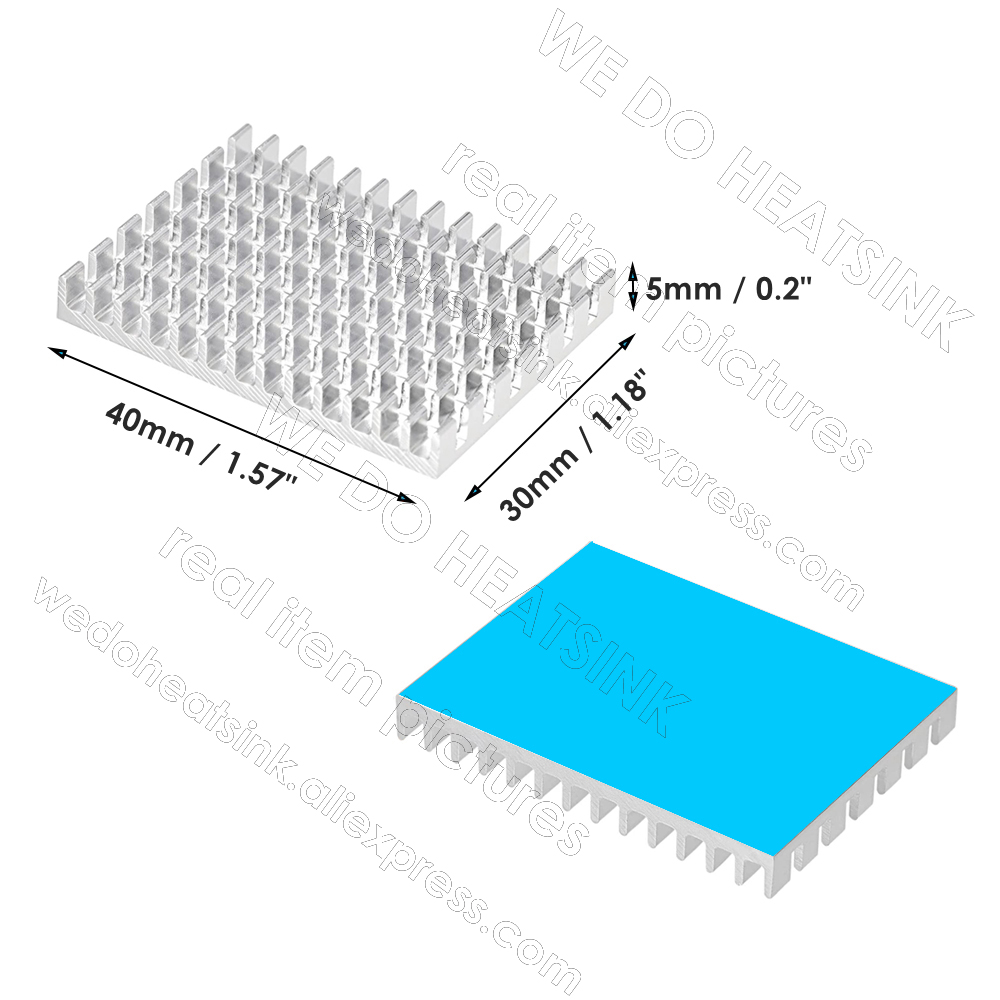 WE DO HEATSINK 30*40*5mm Witho - Raspberry Pi Water Cooling Kit recension och pris