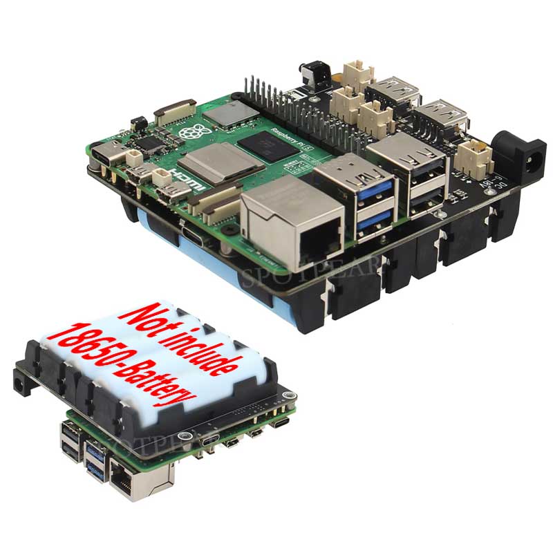 X1202 Raspberry Pi 5 UPS Board - Raspberry Pi Uninterrupted Power Supply Ups 18650 recension och pris
